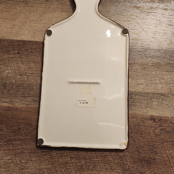 Ceramic Cheese Board with Grapes Design - Picture 7 of 8